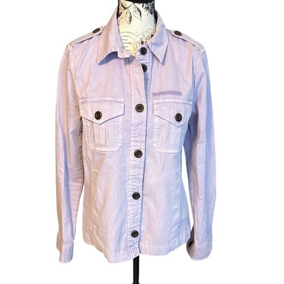 GAP Women's Light Purple Utility Jacket Size S - Picture 1 of 6